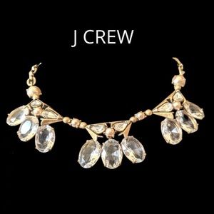 J Crew Crystal Chandelier Necklace
